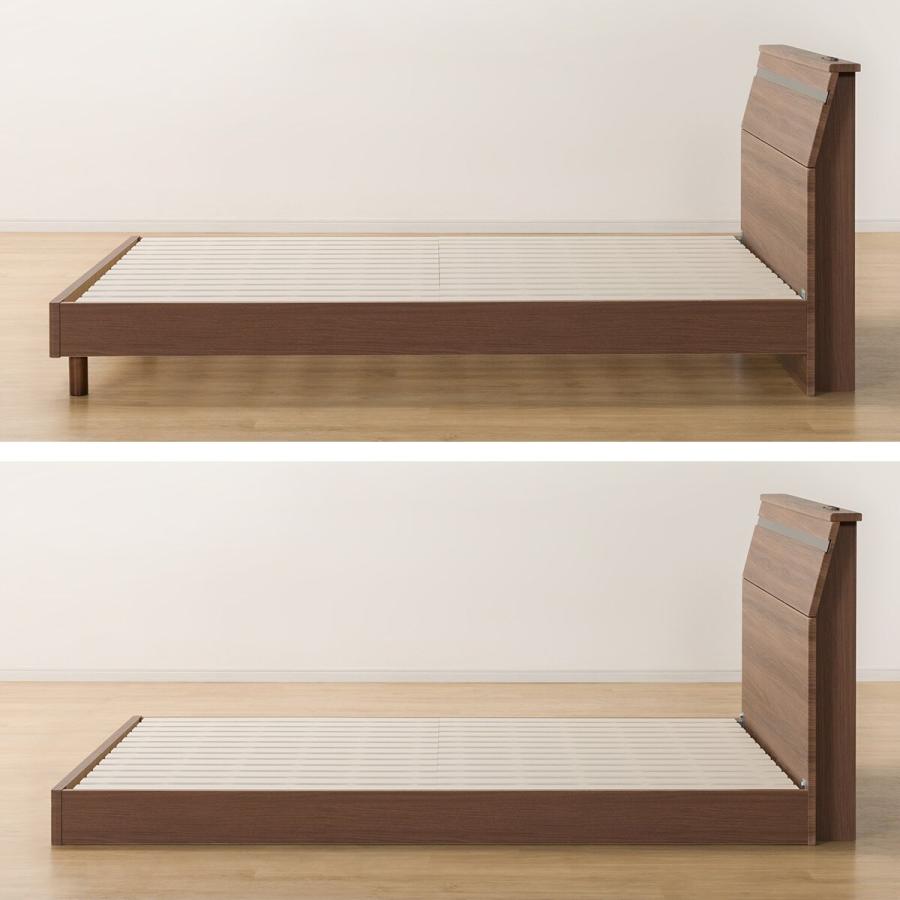 ニトリ（NITORI） ベッド セミダブルベッドフレーム(EB-002 MBR LEG