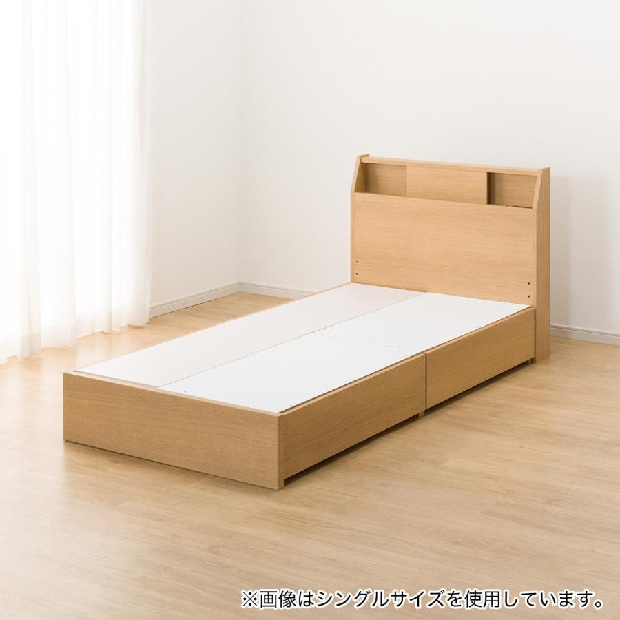 ニトリ（NITORI） ベッド セミダブルベッドフレーム(アザン3 浅型/LBR