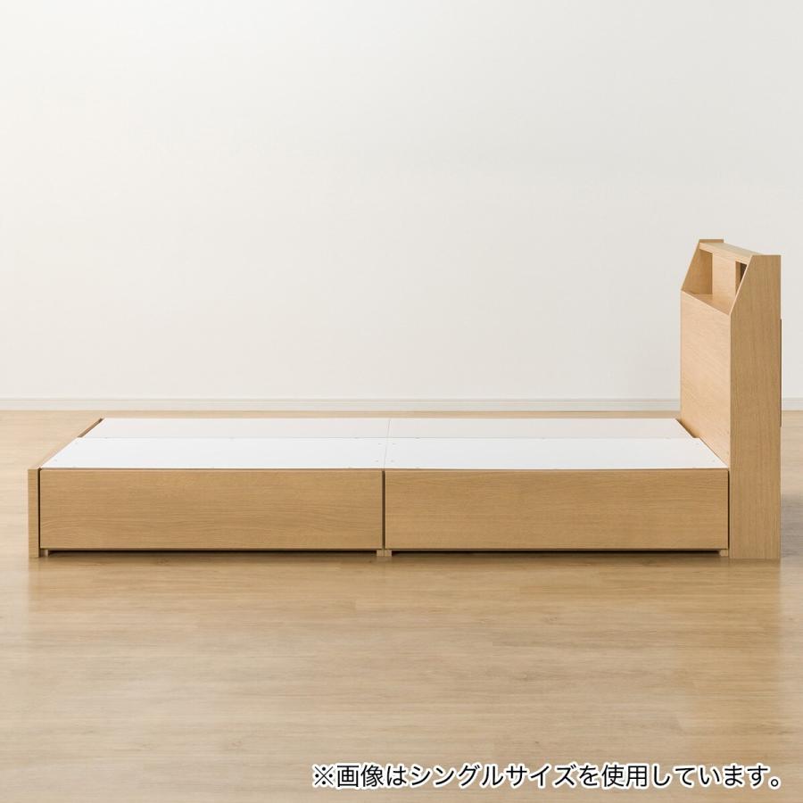 ニトリ（NITORI） ベッド セミダブルベッドフレーム(アザン3 浅型/LBR