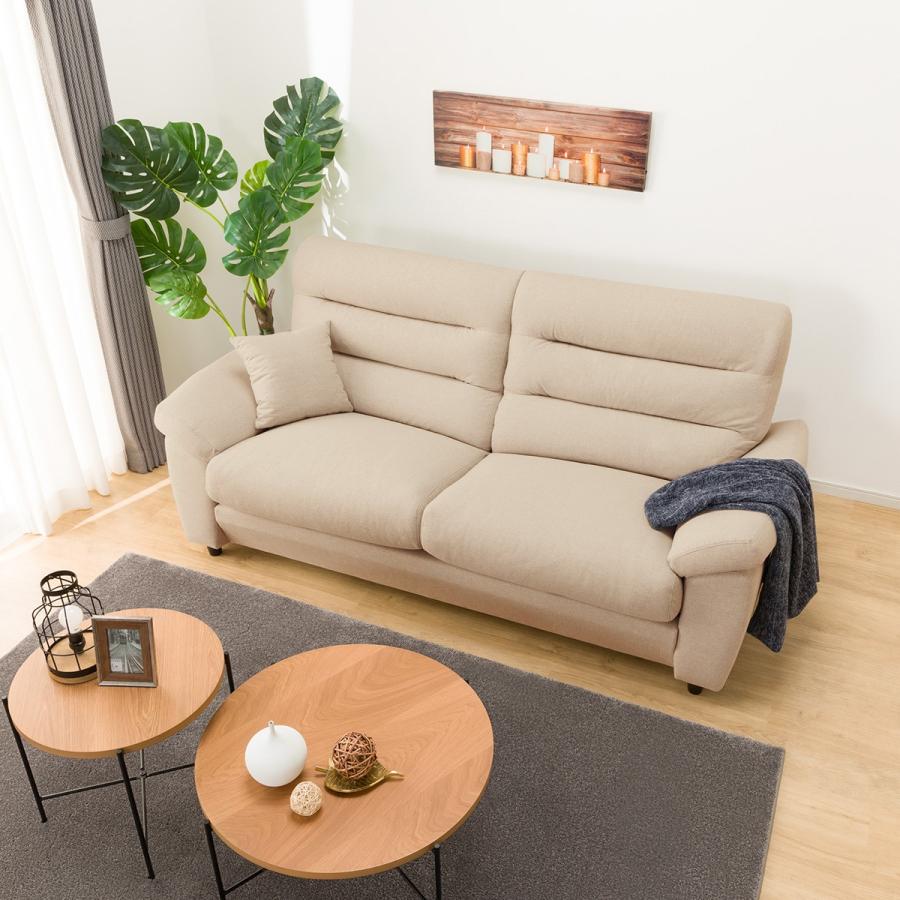 ニトリ（NITORI） 3人掛け布張りソファ(Nポケット BS12 S-HI Nシールド