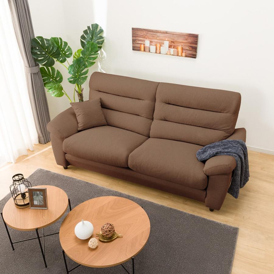 ニトリ（NITORI） 3人掛け布張りソファ(Nポケット BS12 H-HI Nシールド