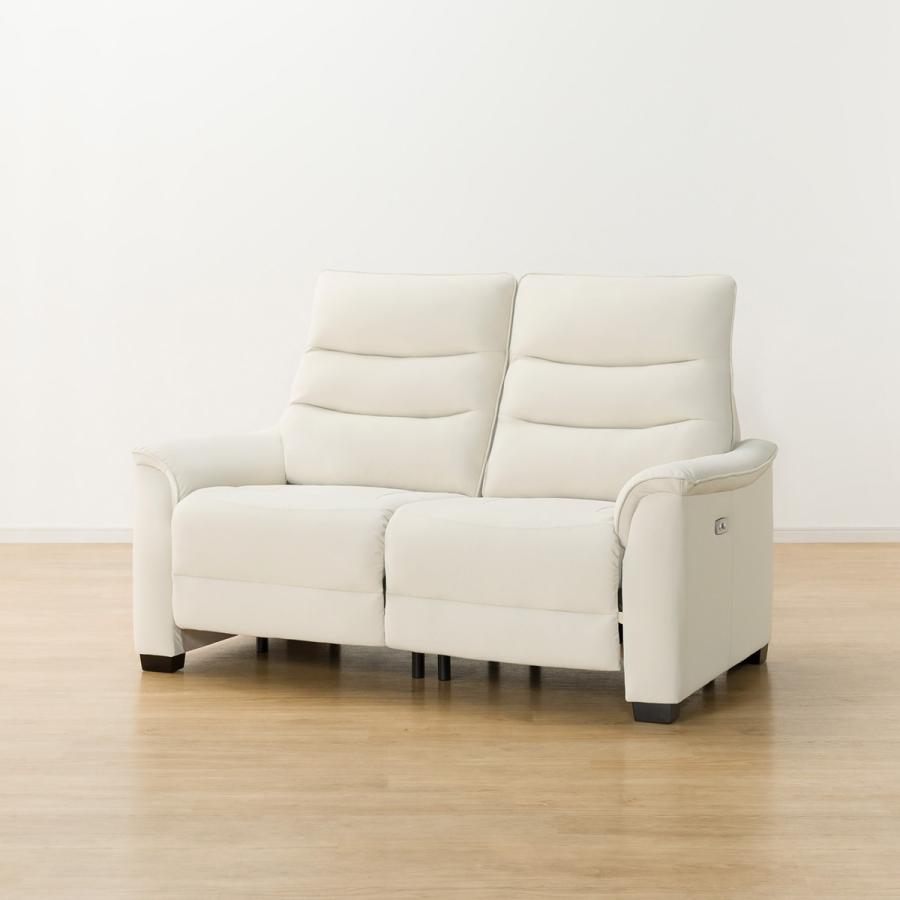 ニトリ（NITORI） 傷・汚れに強い合成皮革 2人掛け電動リクライニング