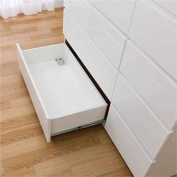 ニトリ（NITORI） チェスト 衣類収納 タンス (クエス 120-6HC WH