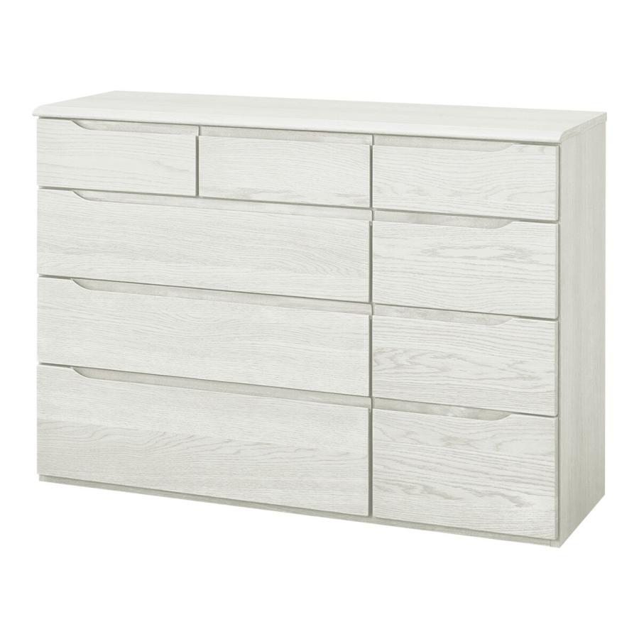 ニトリ（NITORI） 天然木 ローチェスト(KW-301 120-4 WW) タンス