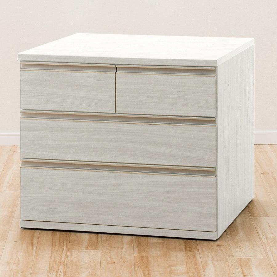 ニトリ（NITORI） 押入れ収納(トラウト 75-3 WW) タンス たんす 衣類