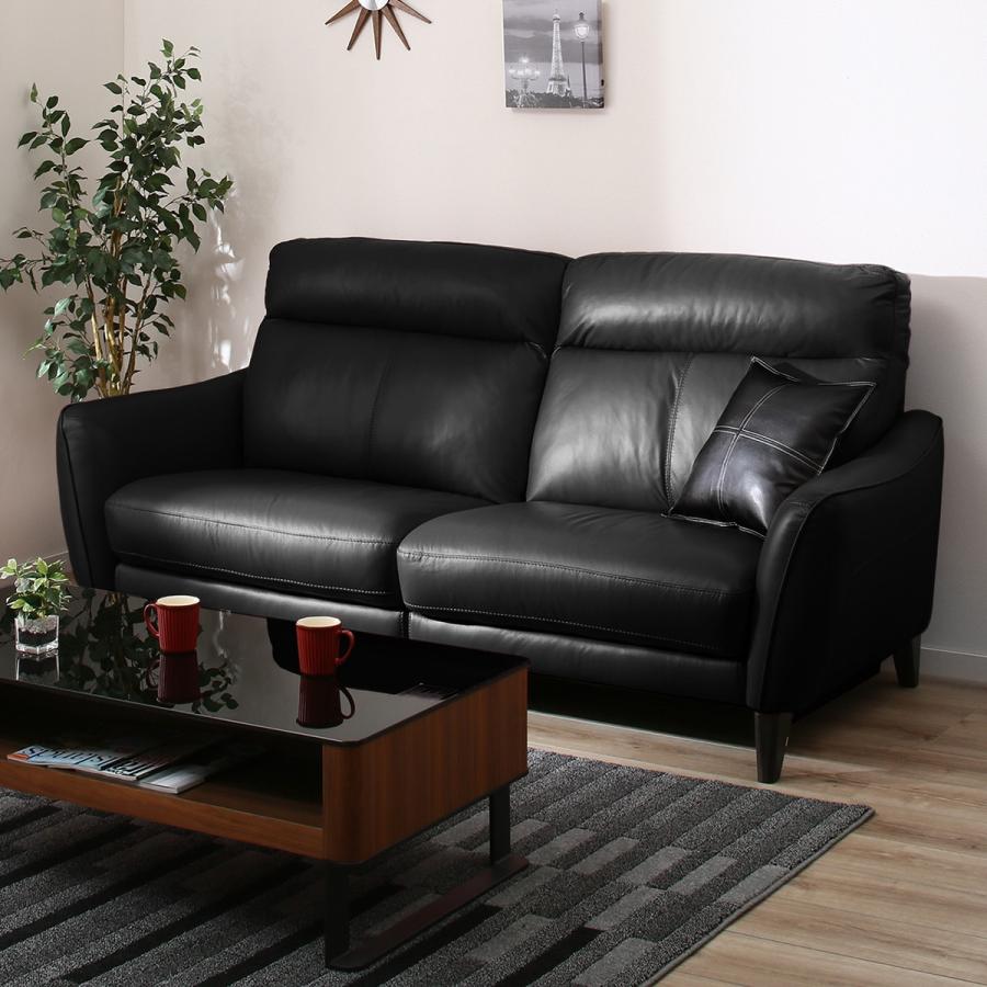 ニトリ（NITORI） ソファー ソファ 3人掛けソファ (アネーロ NV BK