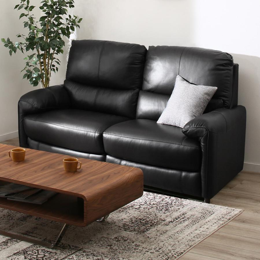 ニトリ（NITORI） ソファー ソファ 2人掛けソファ (ジャファー NB BK