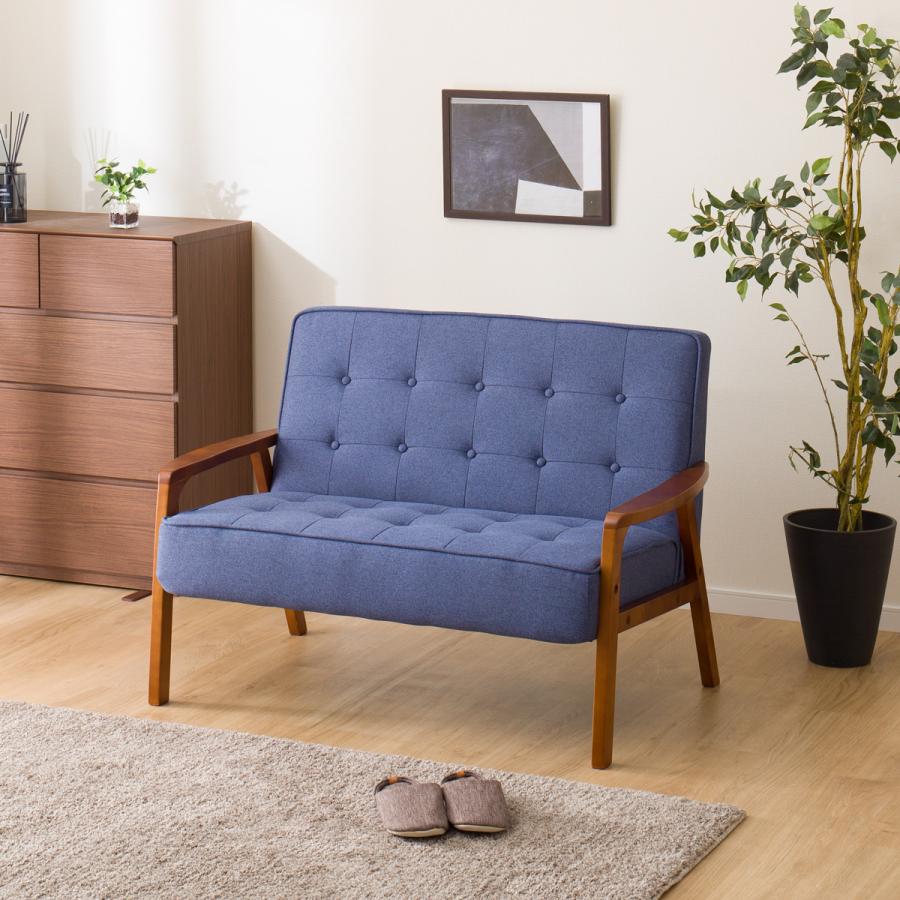 ニトリ（NITORI） ソファー ソファ 天然木フレームのコンパクトソファ