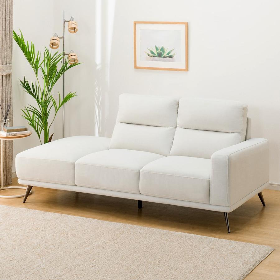 ニトリ（NITORI） ソファー ソファ 片肘カウチソファ(MK01 LGY