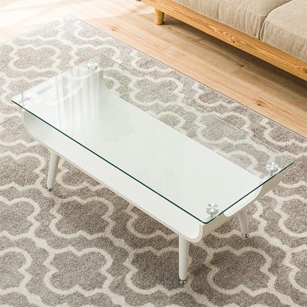 ニトリ（NITORI） 幅96cm センターテーブル(ノルディック2 9645 WH