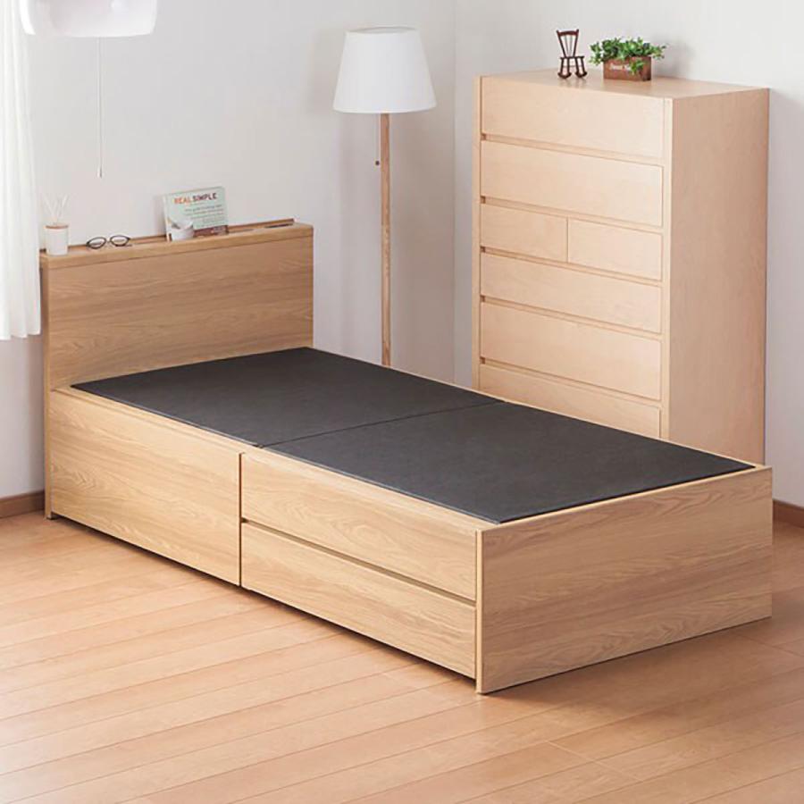 ニトリ（NITORI） ベッド シングルチェストベッドフレーム (シグナル3