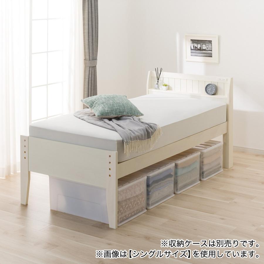 ニトリ（NITORI） ベッド すのこセミダブルベッドフレーム(SP-001 WW S