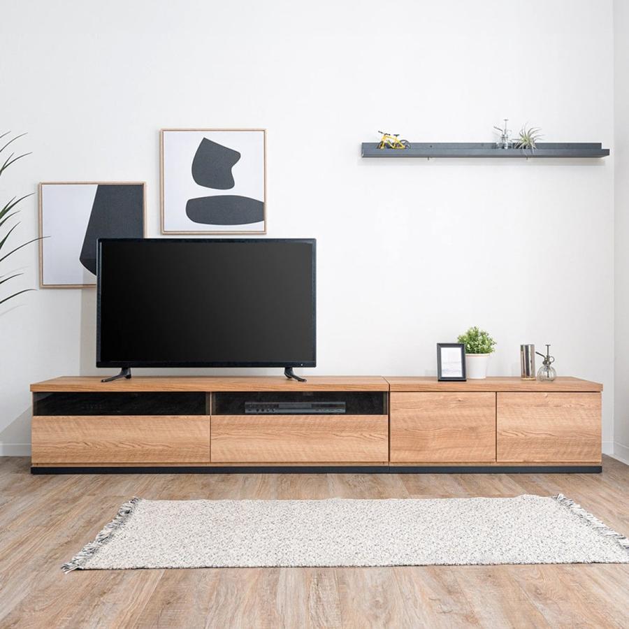 ニトリ（NITORI） 分割しても使えるローボードセット 幅240cm（150＋90