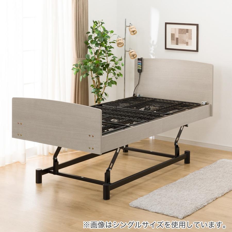 ニトリ（NITORI） ベッド 電動セミダブルベッドフレーム(ライズ3 3M-F