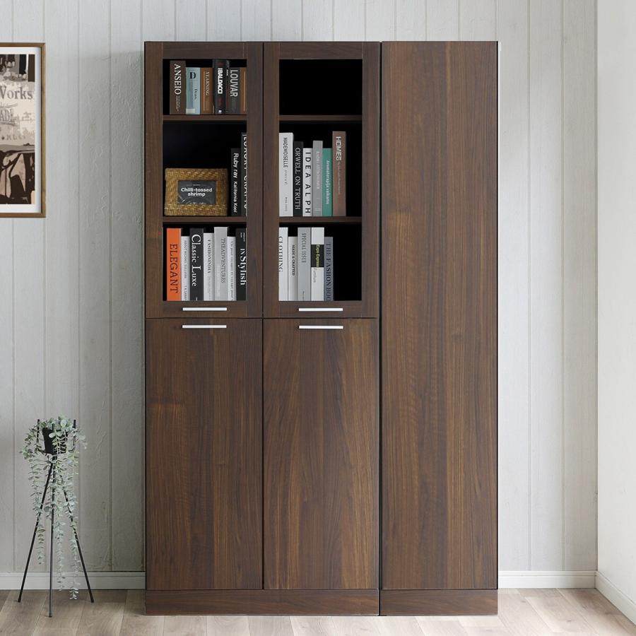 ニトリ（NITORI） ガラス扉付きフリーボード (幅110.5cm BR) : ニトリ