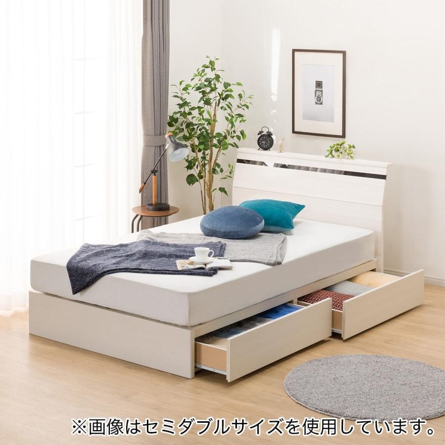 ニトリ（NITORI） クイーンすのこベッドフレーム(EB-002 引出し収納