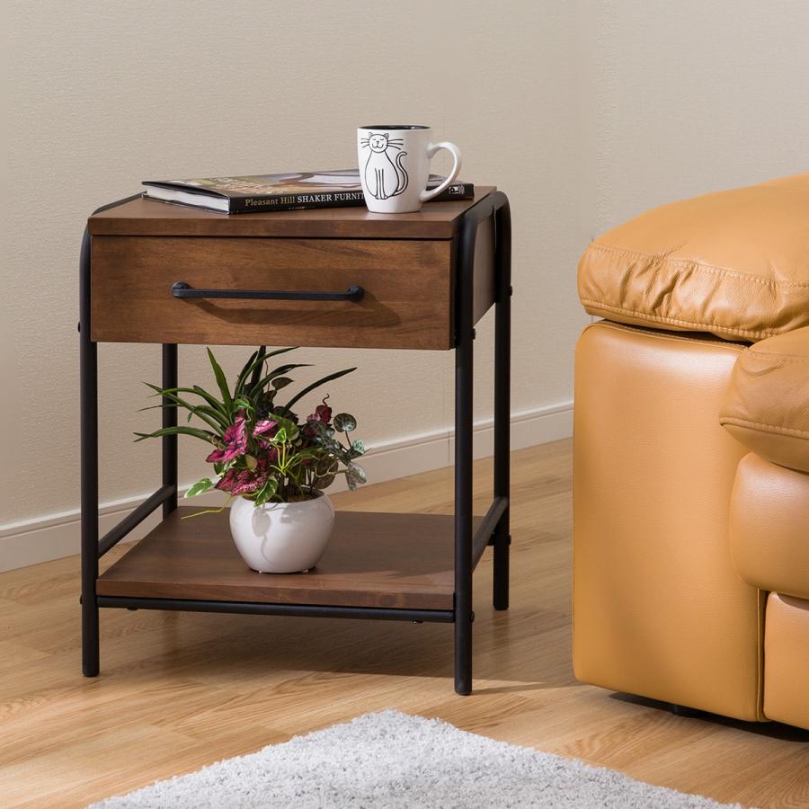 ニトリ（NITORI） 幅44cm サイドテーブル ベッドテーブル ナイト