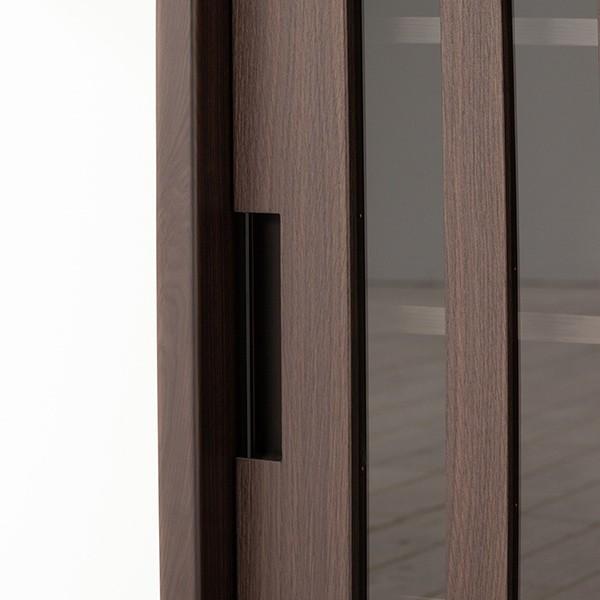 ニトリ（NITORI） サイドボード(アカツキ 90 DBR) キャビネット ミドル