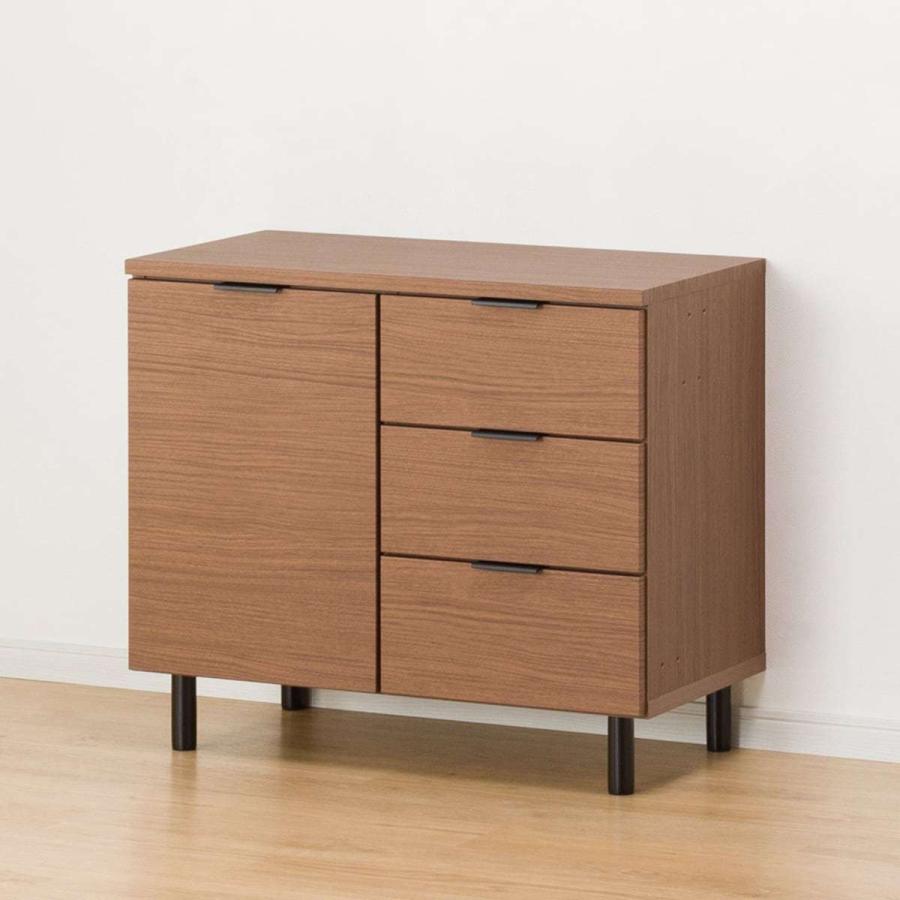 ニトリ（NITORI） サイドボード(エトナ80SB MBR本体) リビング収納