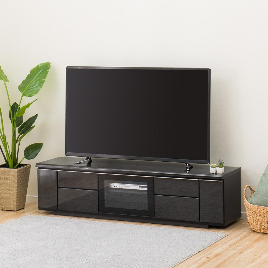 ニトリ（NITORI） 幅175 光沢のある木目模様が美しいローボード