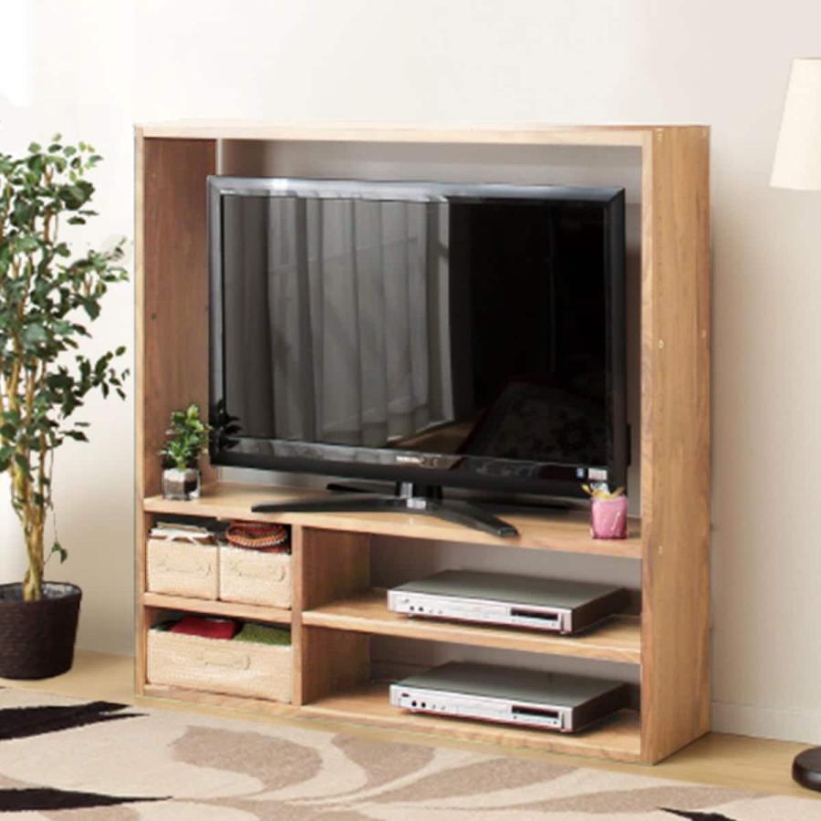 ニトリ（NITORI） 幅125 TVボード コネクト120-3セット LBR テレビ台