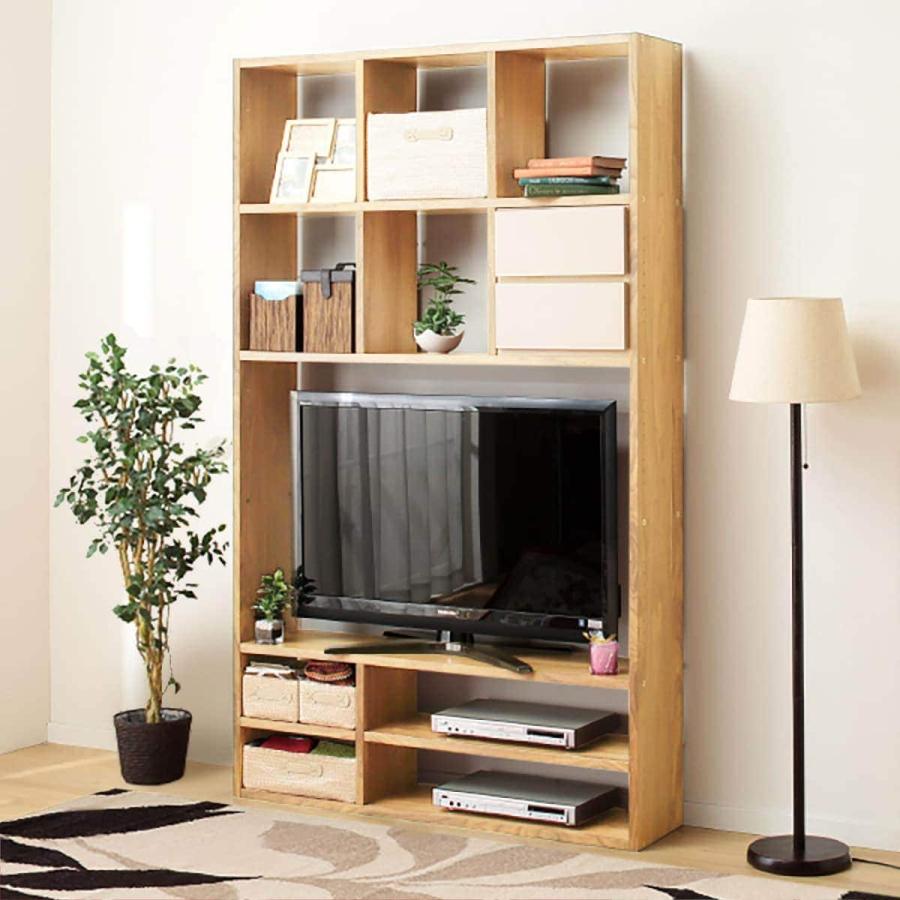 ニトリ（NITORI） 幅125 TVボード コネクト120-5セット LBR テレビ台