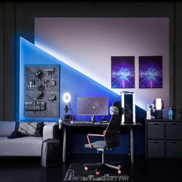 IKEA イケア HUVUDSPELARE フーヴドスぺラレ ゲーム用チェア ブラック