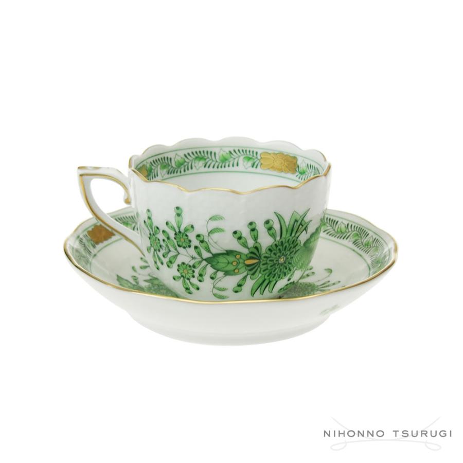 ヘレンド（HEREND） 並行輸入品 FV インドの華グリーン モカコーヒー