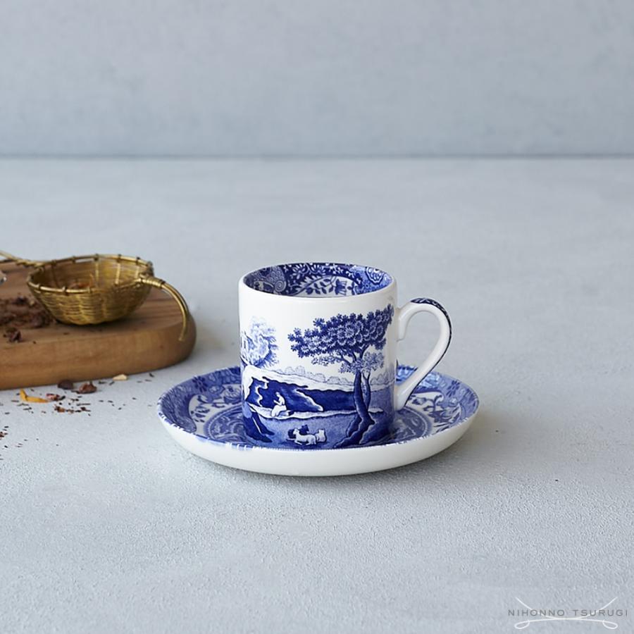 Spode 並行輸入品 スポード ブルーイタリアン コーヒーカップ