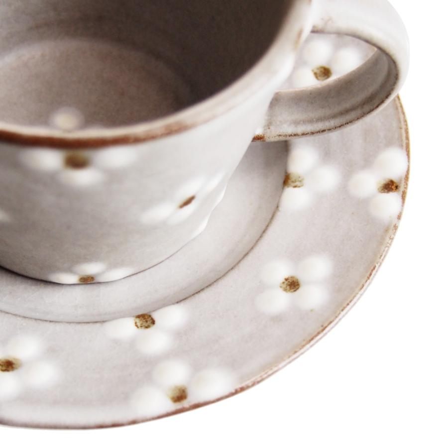 九谷焼 葛西国太郎 HANI DAISY カップ&ソーサー【※一配送先に2点まで