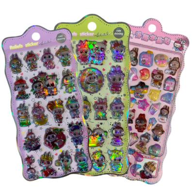 ラブブ 立体 プックリシール ぷっくり シール ステッカー らぶぶ