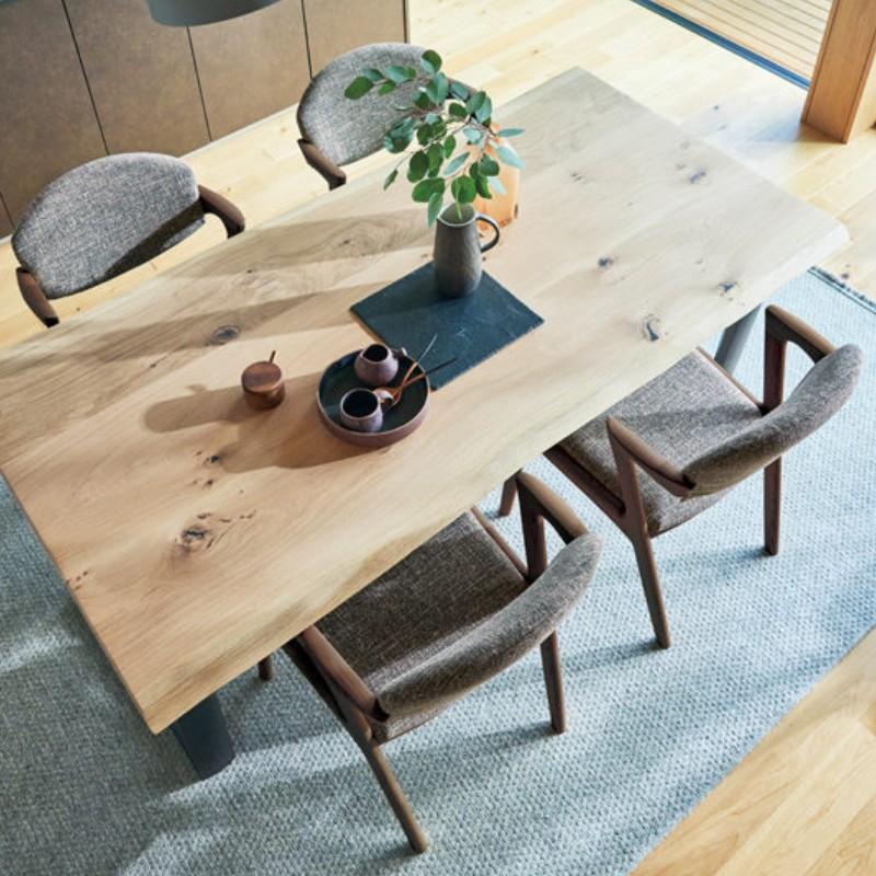 浜本工芸 DA-8200 ダイニングチェア No.8200 アームチェア 肘付椅子