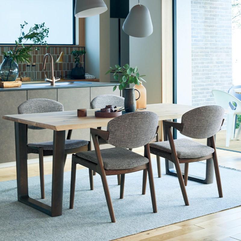 浜本工芸 DA-8200 ダイニングチェア No.8200 アームチェア 肘付椅子