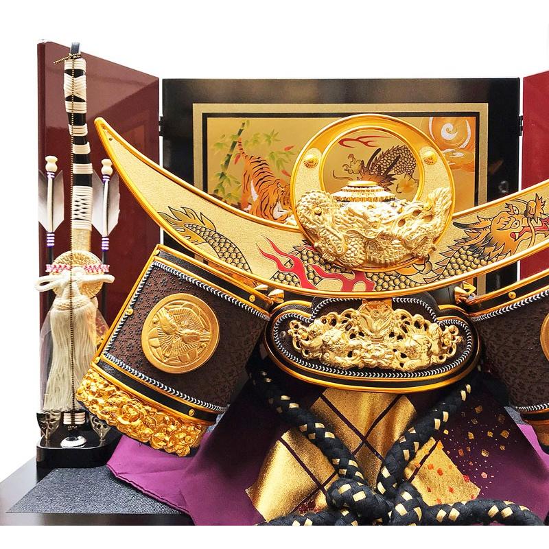 五月人形 コンパクト 兜収納飾り 着用 特上着用飾り 伊達政宗 徳川家康