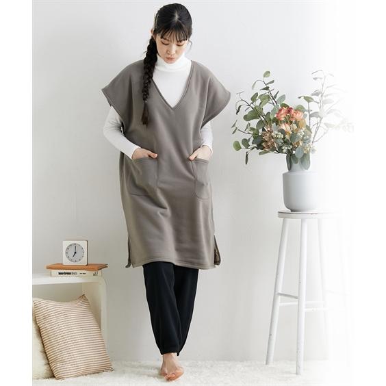 ニッセン（nissen） パジャマ レディース 圧倒的裏ボア エプロン 風