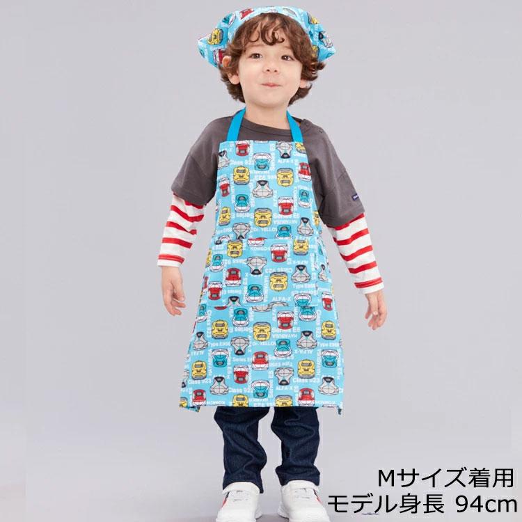 moujonjon（ムージョンジョン） エプロン お手伝いエプロン 三角巾