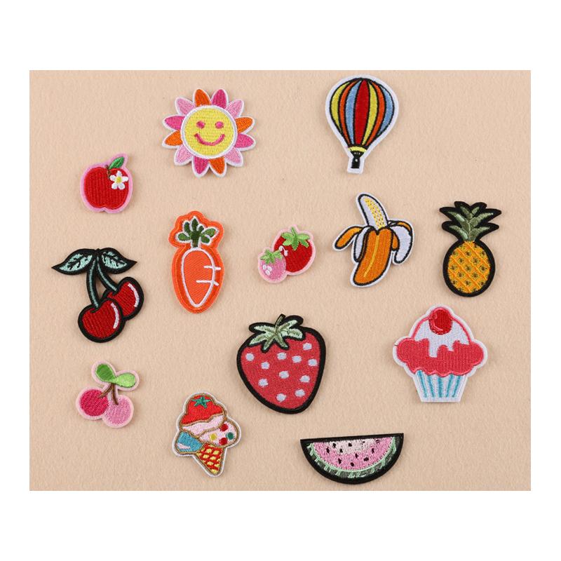 送料無料 子供 ワッペン 20枚 セット 刺繍 刺繍ワッペン DIY 目印