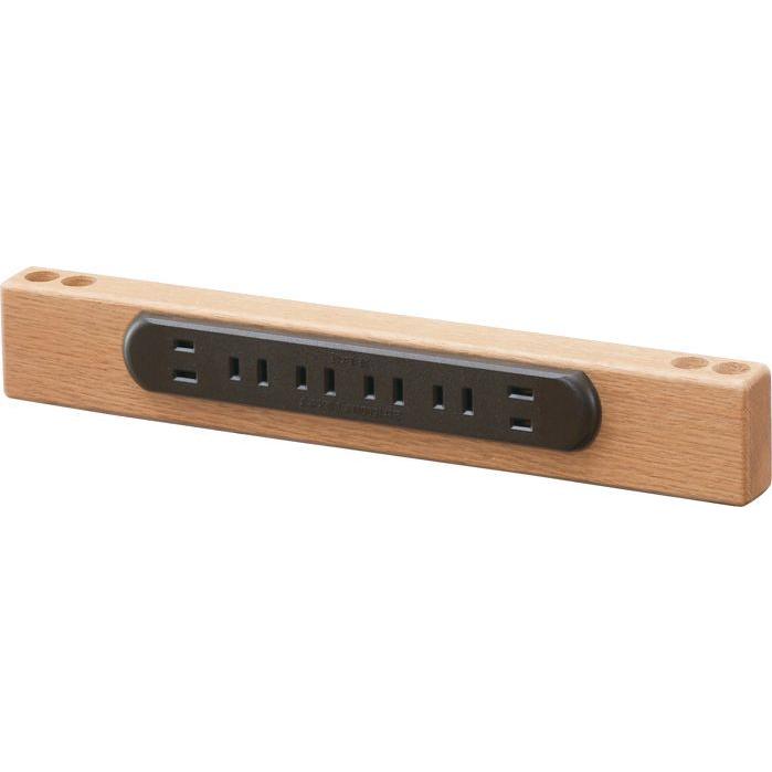 浜本工芸 学習デスク用コンセント オプション 6口コンセント ナラ材
