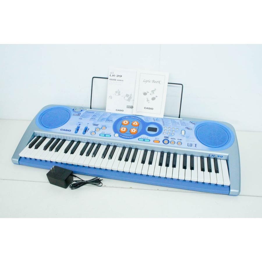 中古 CASIOカシオ 光ナビゲーションキーボード LK-39 電子キーボード
