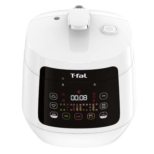 ティファール ラクラ・クッカー コンパクト電気圧力鍋 ホワイト