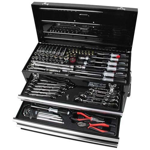 藤原産業 SK11 整備工具セット ブラック(黒色) 133点 SST-16133BK 各種