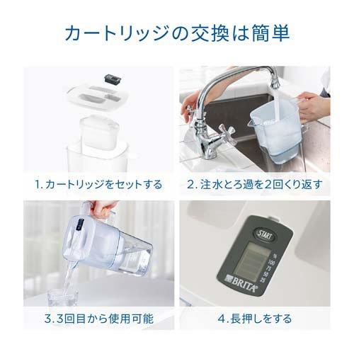 ブリタ タンク型浄水器 フロー マクストラプロ カートリッジ 1個付き