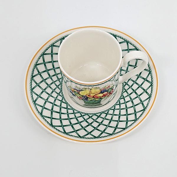 メトロポリタン ビレロイ＆ボッホ バスケットガーデン デミタスカップ