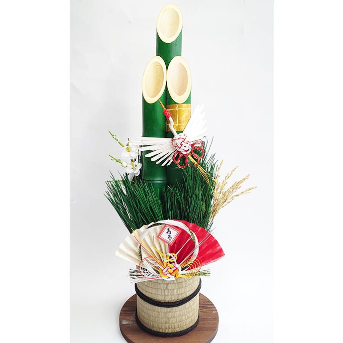 迎春門松 60センチ門松稲穂付【お正月】【門松】 : ソーコショップ