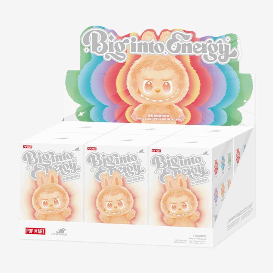 Labubu POP MART THE MONSTERS Big into Energy シリーズ ぬいぐるみ
