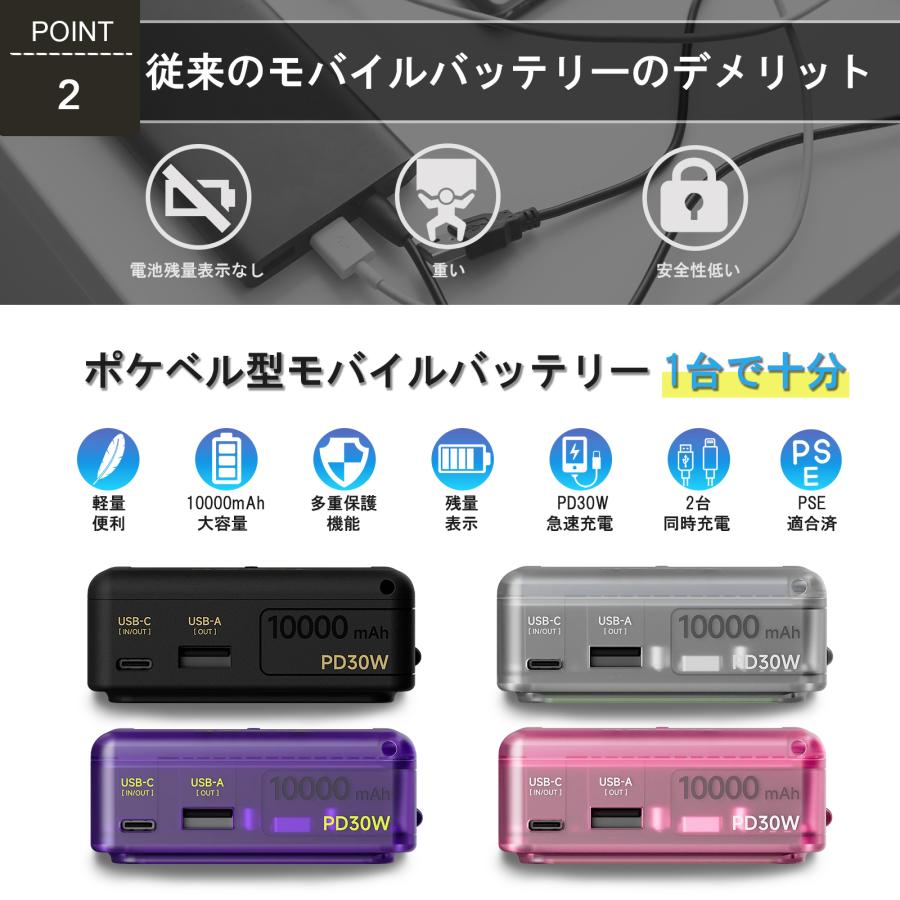 Trozk モバイルバッテリー 軽量 小型 防災用品 防災グッズ 地震対策
