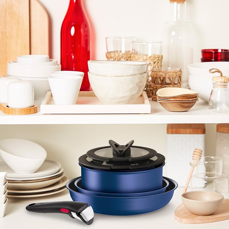 インジニオ・ネオ ティファール フライパン 8点セット t-fal IHブルー