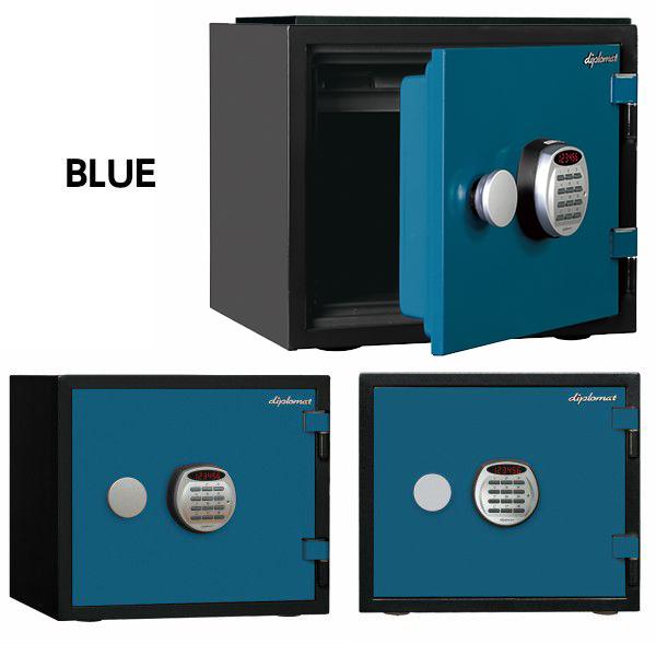 耐火・耐水 デザイン金庫 クリスタルシリーズ 小型 耐火60分 テンキー