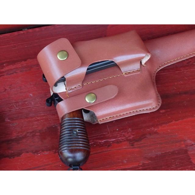 ☆▽モーゼルC96（M712）用本革ホルスターベルト付き（レターパック