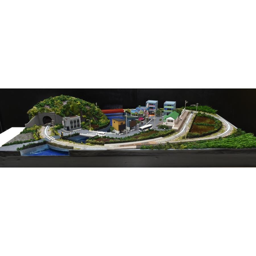 トミックス 鉄道模型 ジオラマレイアウト Nゲージ用 単線90×60cm 川と